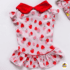 VESTIDO FRESA BEBE - Ropa para perros y gatos