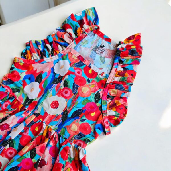 VESTIDO FIESTA FLORAL - Ropa para perros y gatos