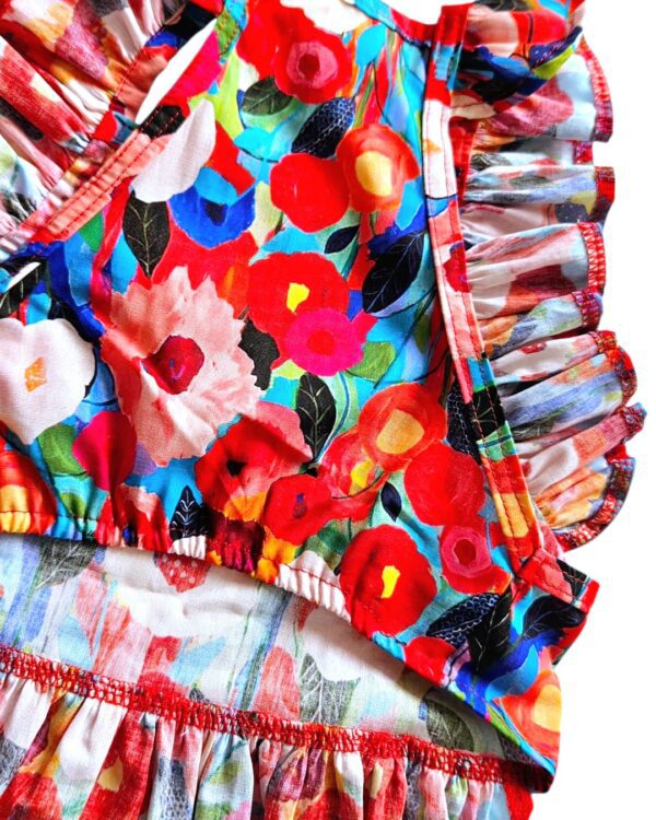VESTIDO FIESTA FLORAL - Ropa para perros y gatos