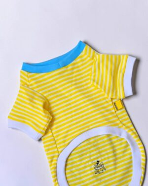 POLOS RAYAS AMARILLO - Ropa para perros y gatos