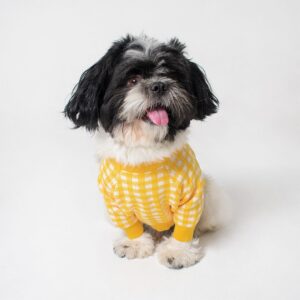 CHOMPA CUADROS - Ropa para perros y gatos