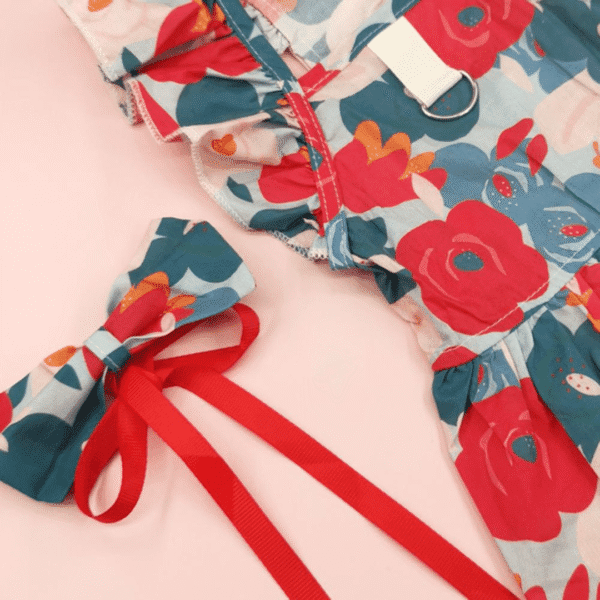 VESTIDO FLORAL - Ropa para perros y gatos