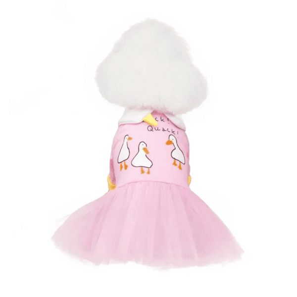Diseño sin título (3) VESTIDO CISNE - Ropa para perros y gatos