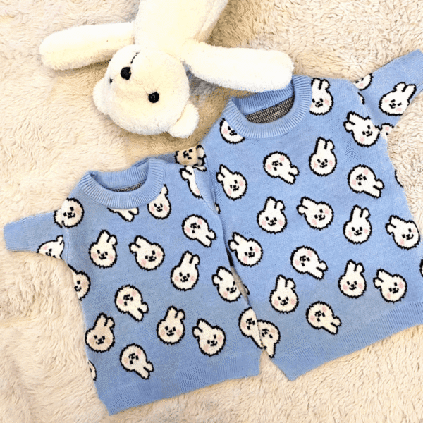 Diseño sin título (4) CHOMPA CONEJITOS - Ropa para perros y gatos