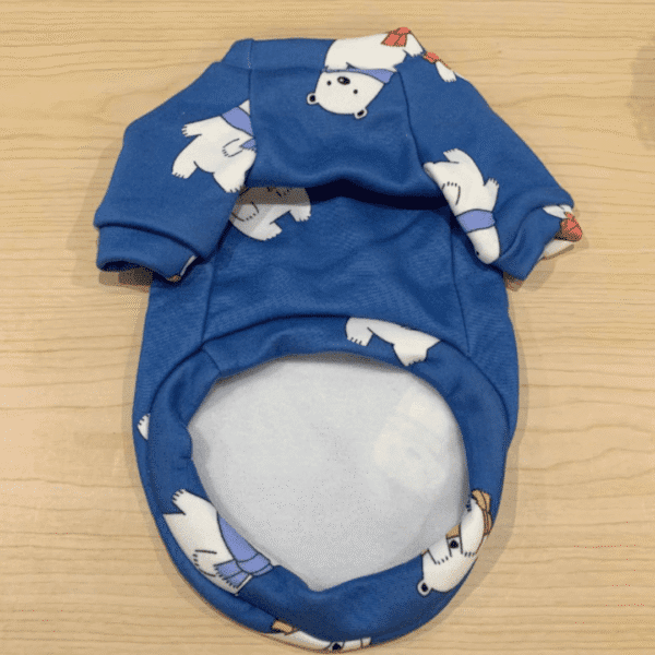 Diseño sin título (45) POLERA OSO POLAR - Ropa para perros y gatos