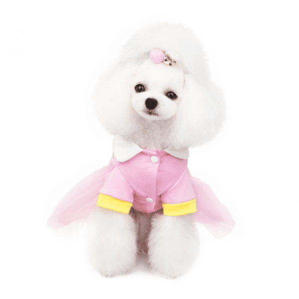 Diseño sin título (5) VESTIDO CISNE - Ropa para perros y gatos
