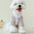 Diseño sin título (52) POLERA FLORES LILA - Ropa para perros y gatos