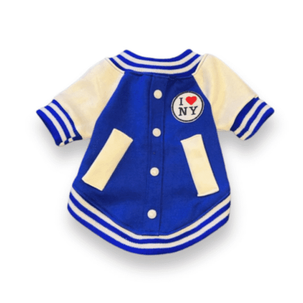 Diseño sin título (62) CASACA COLEGIO AZUL - Ropa para perros y gatos