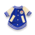 Diseño sin título (62) CASACA COLEGIO AZUL - Ropa para perros y gatos