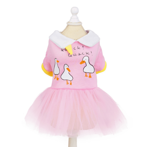 Diseño sin título (8) VESTIDO CISNE - Ropa para perros y gatos