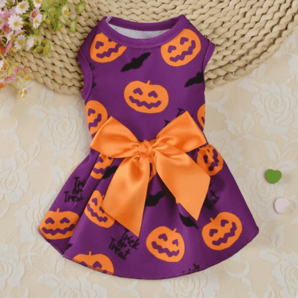 VESTIDO CALABAZAS - Ropa para perros y gatos