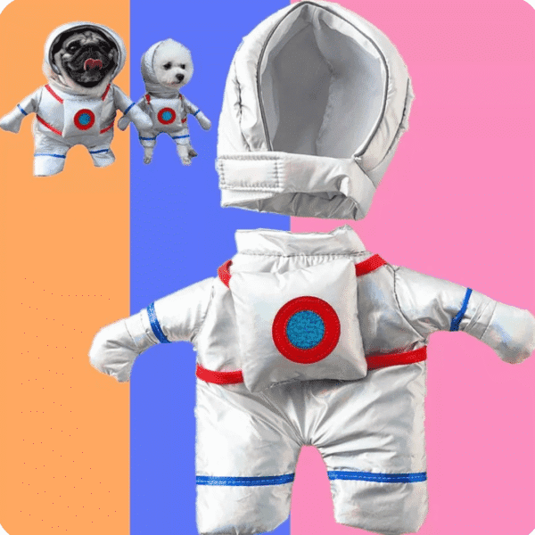 DISFRAZ ASTRONAUTA - Ropa para perros y gatos