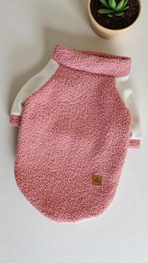 SUÉTER CARNERITO PARA MASCOTA ROSA