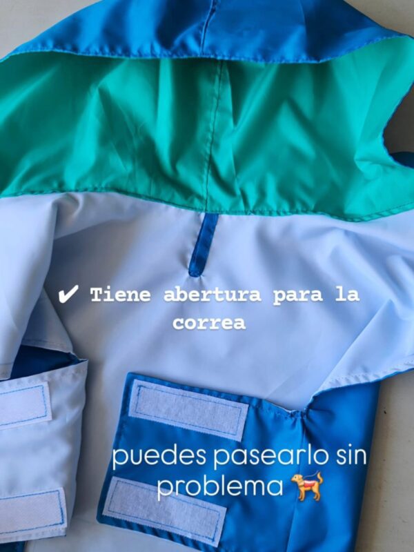 CAPA IMPERMEABLE PARA MASCOTAS CON CAPUCHA - Ropa para perros y gatos