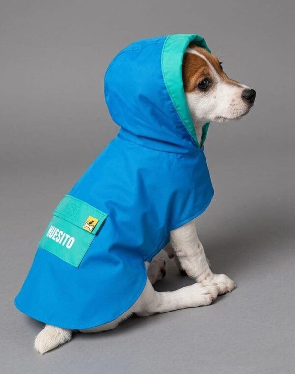 CAPA IMPERMEABLE PARA MASCOTAS CON CAPUCHA - Ropa para perros y gatos