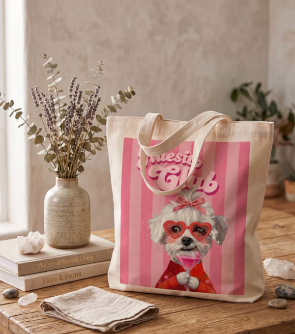 Gemini_Generated_Image_ib10brib10brib10 TOTE BAG HUESITO CLUB – Bolsa para Paseo con Mascotas