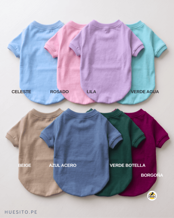 POLOS BASICOS- Ropa para perros y gatos