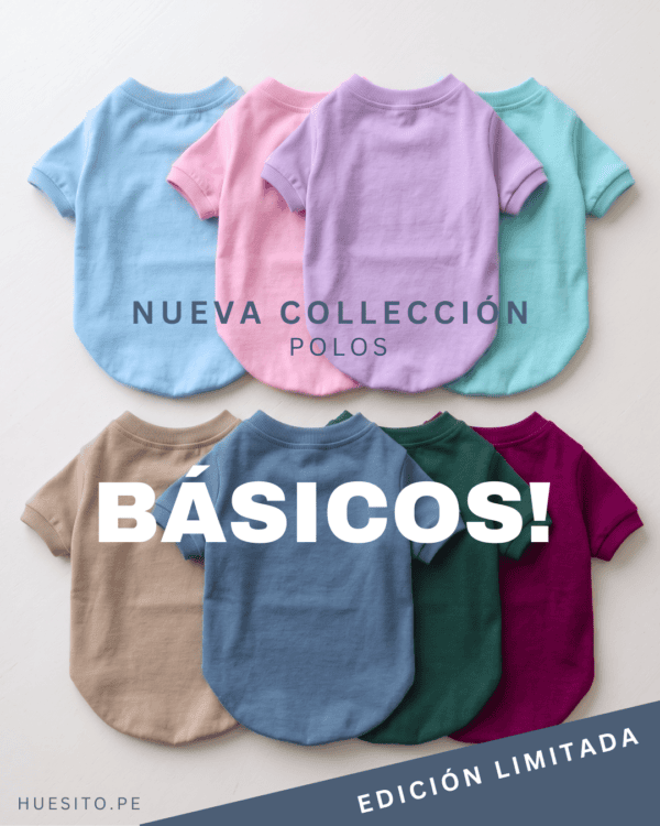 POLOS BASICOS- Ropa para perros y gatos