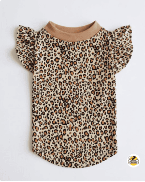 POLOS ANIMAL PRINT BEIGE - Ropa para perros y gatos