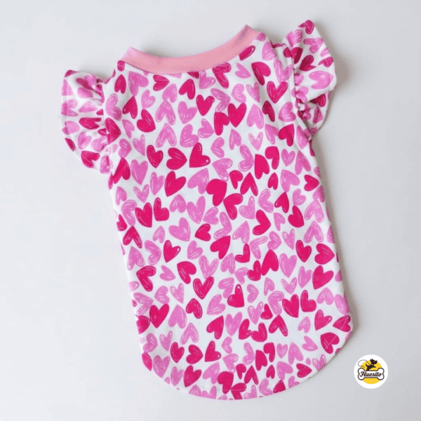 POLOS CORAZONES - Ropa para perros y gatos